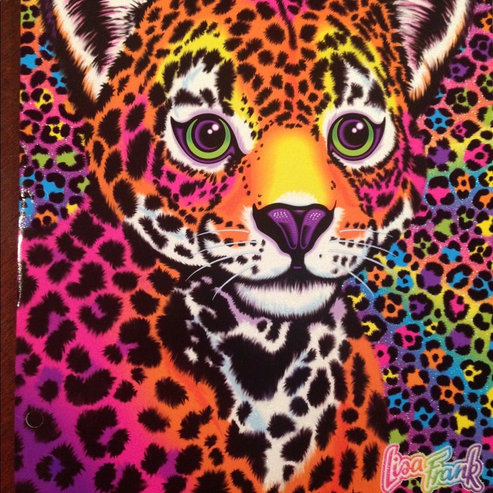 Lisa Frank Bundle Binder Notebooks Folders Sticker - Picture 7 of 11